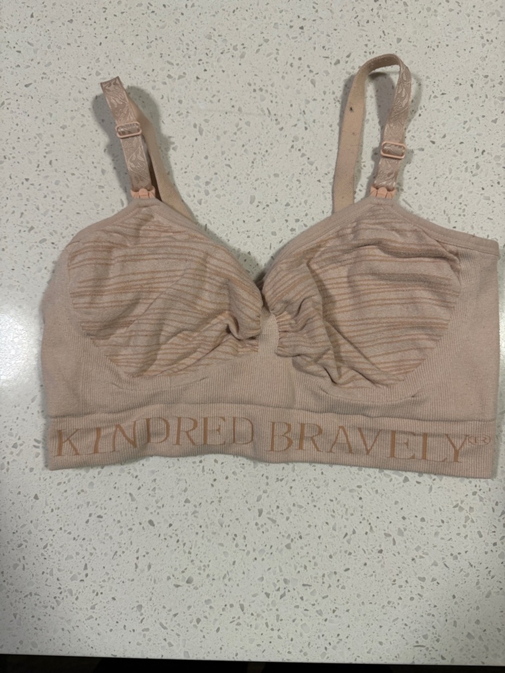 Kindred Bravely Nude Blush Seamless Nursing Bra